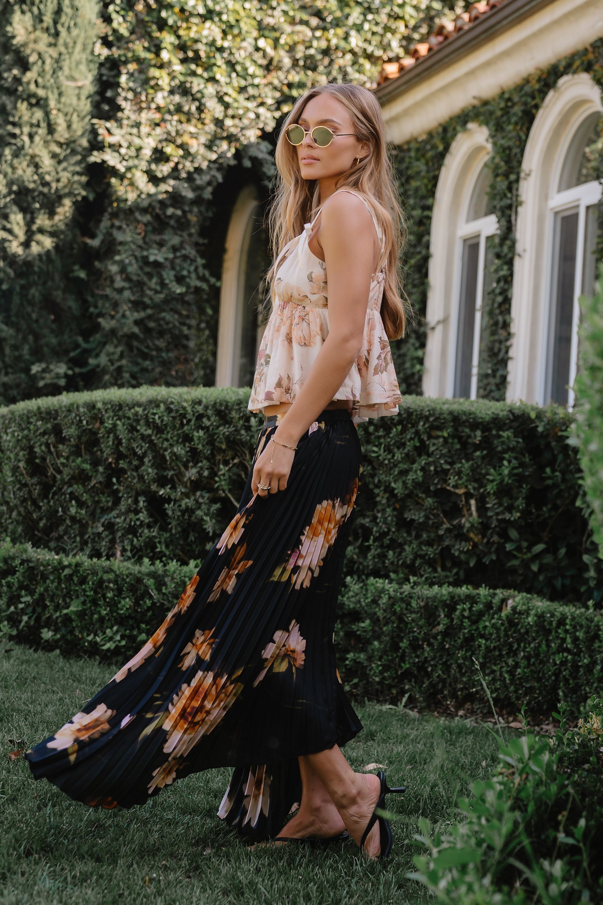 Maddison Maxi Skirt in Black