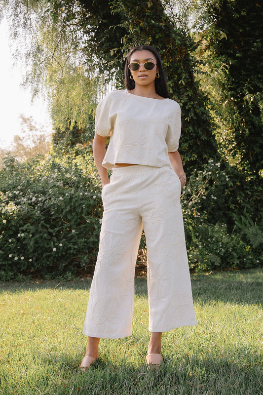 Kortney Floral Wide Leg Pants
