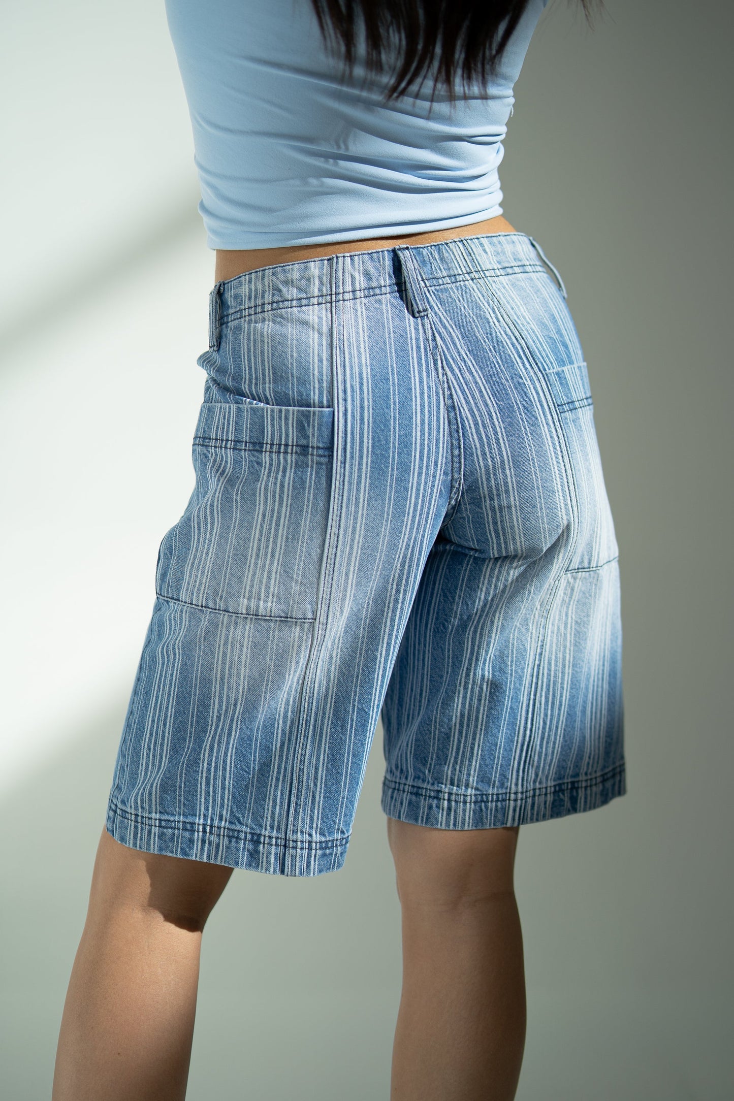 Franklin Striped Bermuda Shorts