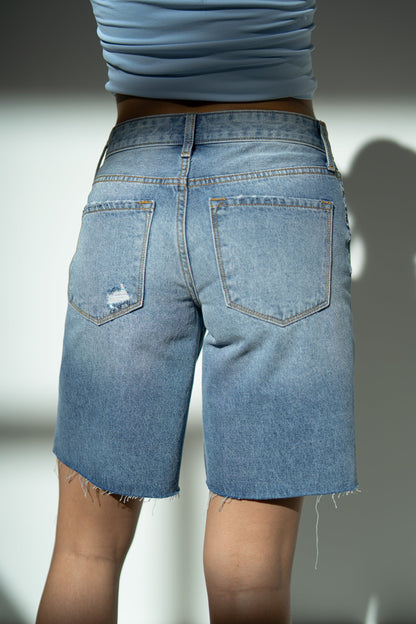Winston Distressed Bermuda Shorts