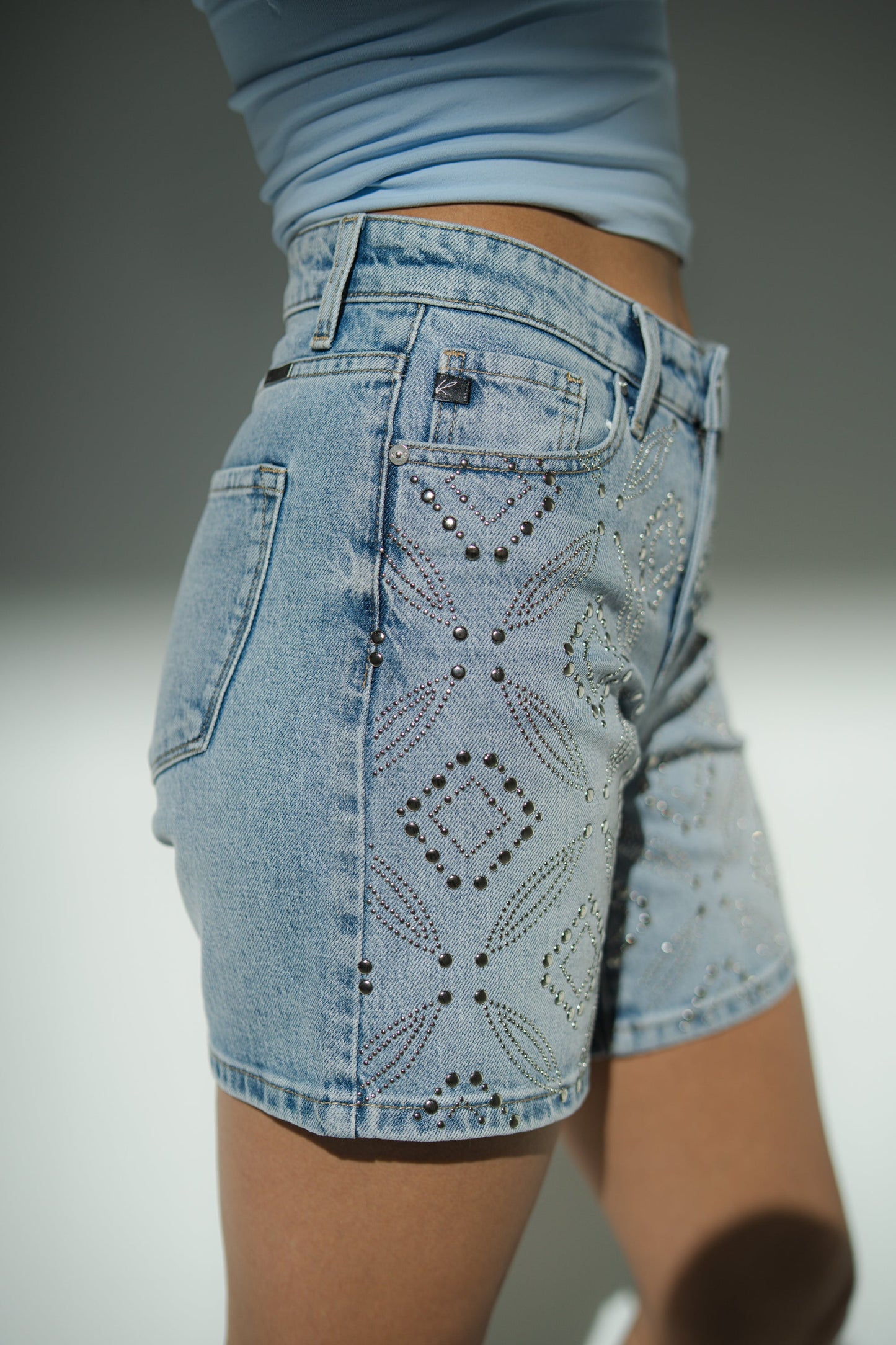 Sydney Studded Denim Shorts