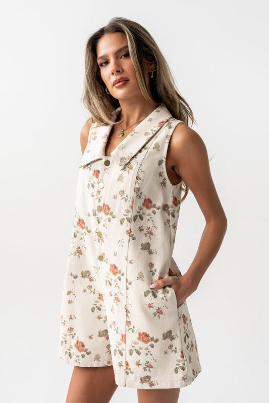 Chloe Floral Romper
