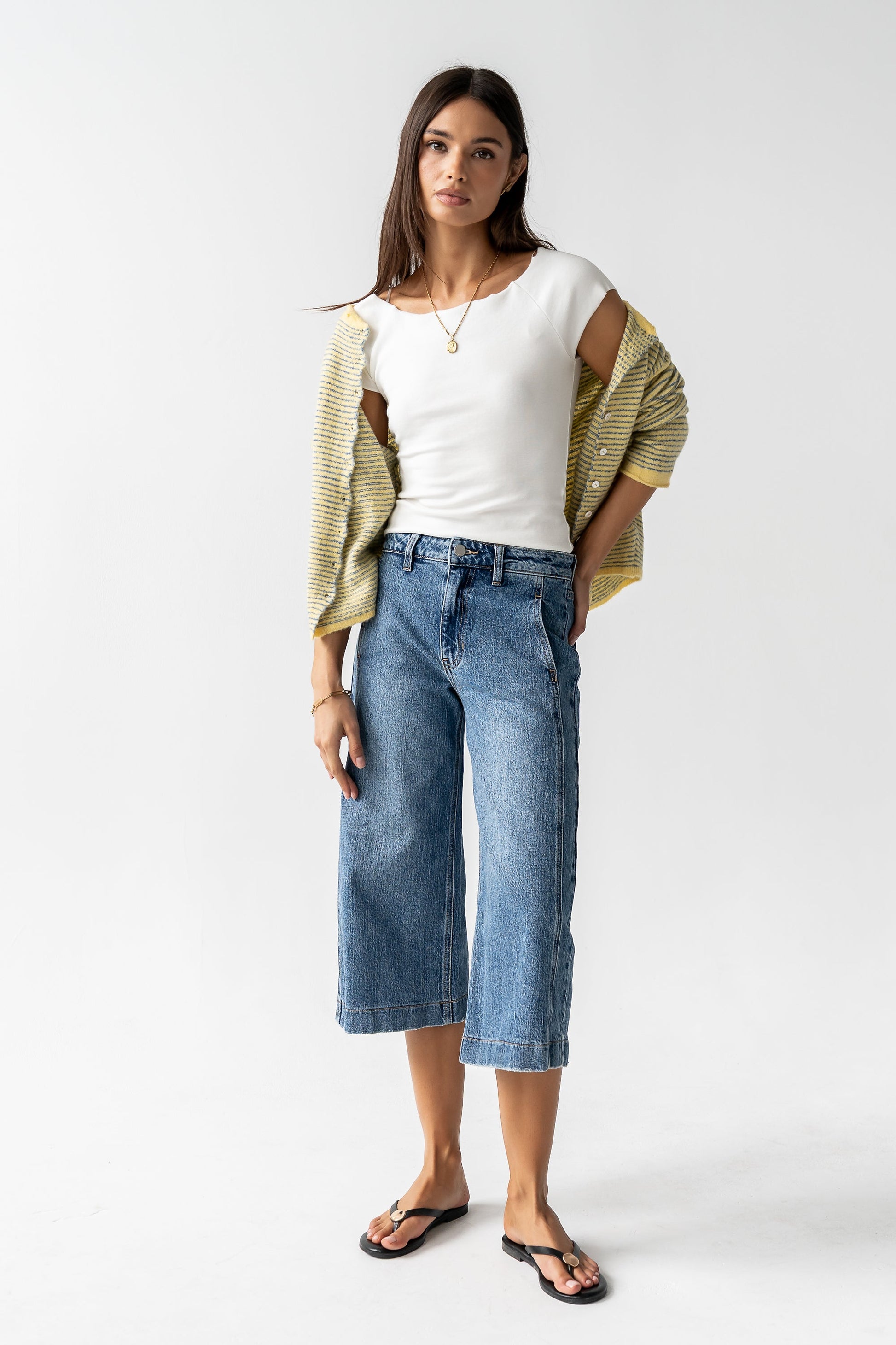 Leanne Wide Leg Capris