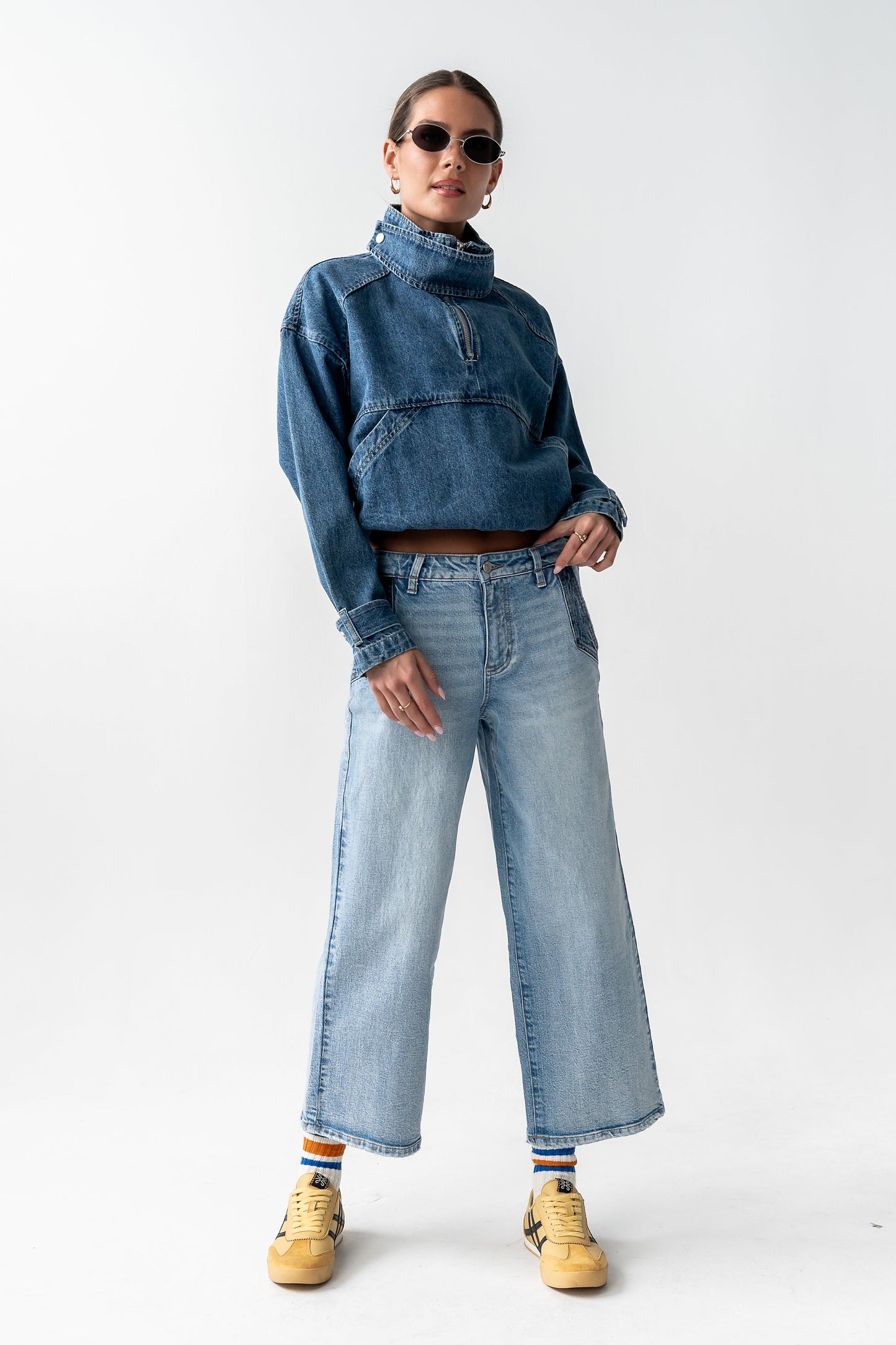 Regina Denim Jacket in Medium Wash