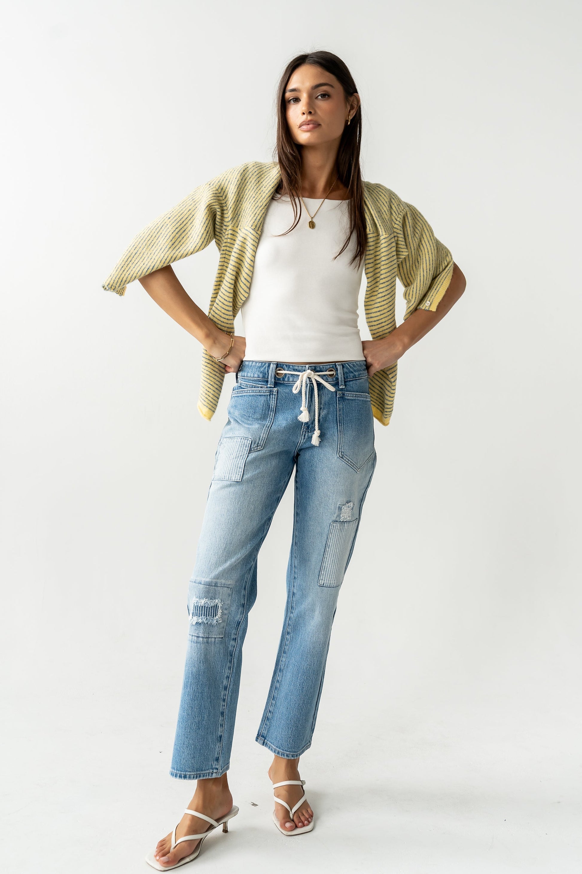 Marty Patchwork Jeans