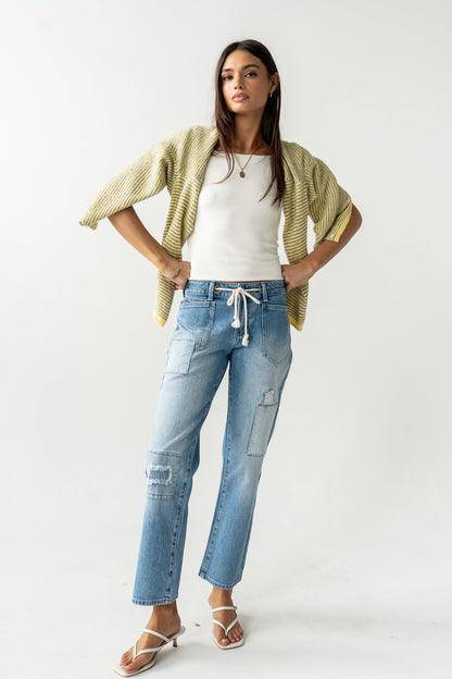 Marty Patchwork Jeans