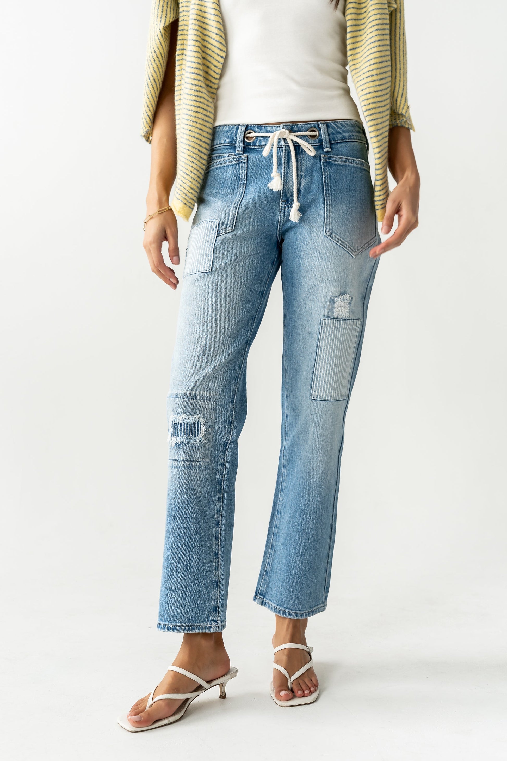 Marty Patchwork Jeans