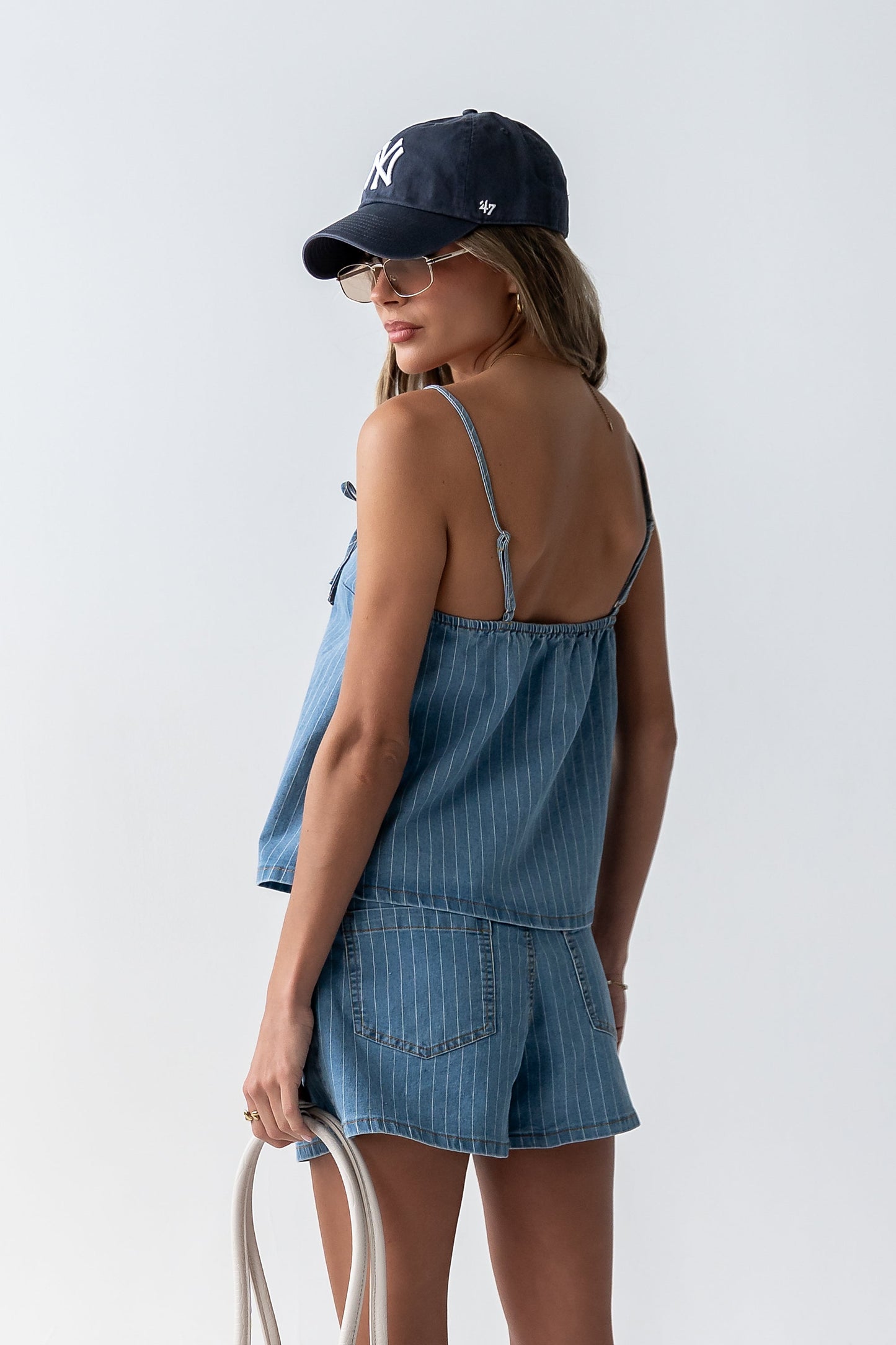 Marline Pinstripe Shorts