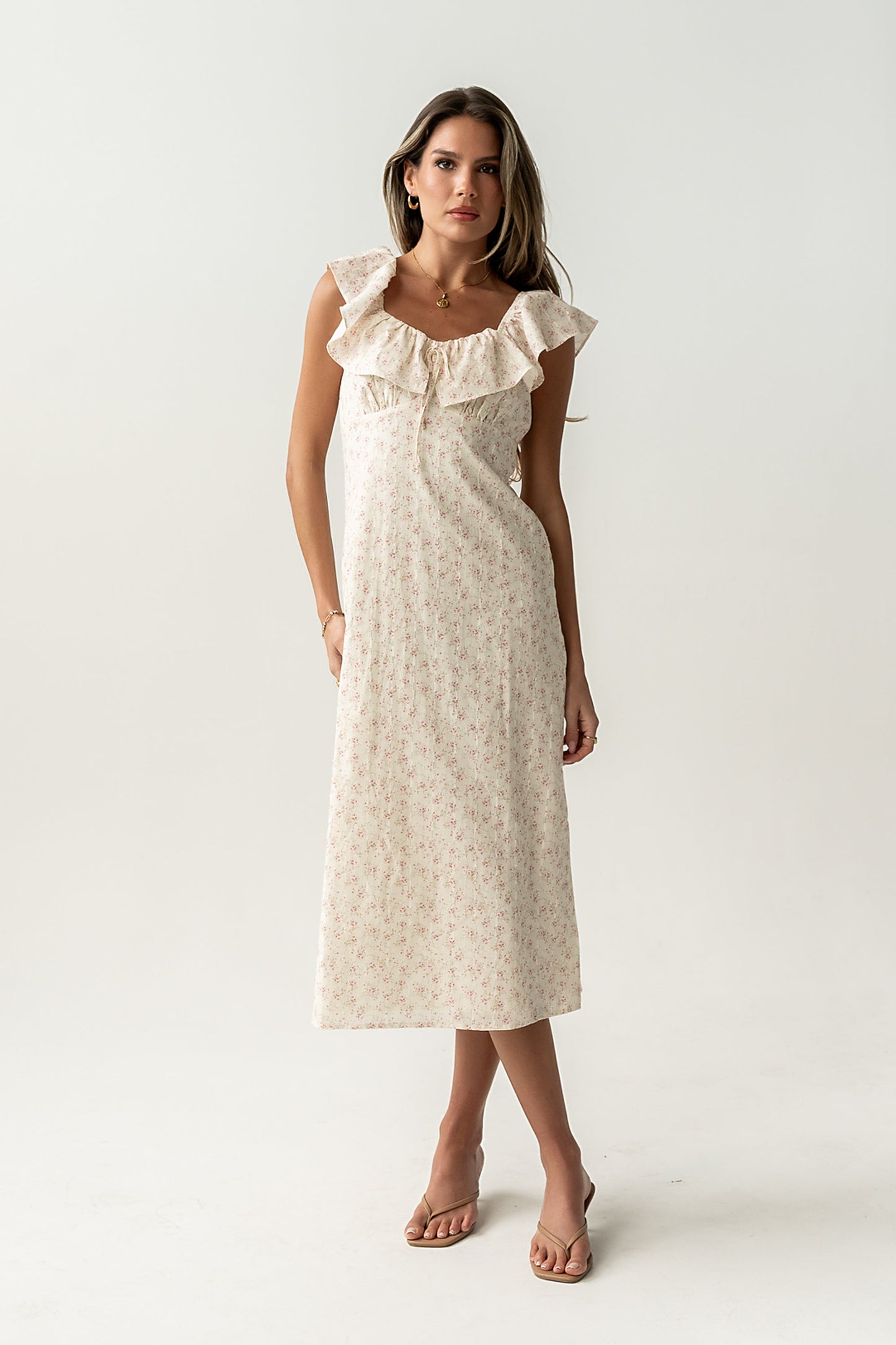 Rustin Floral Midi Dress