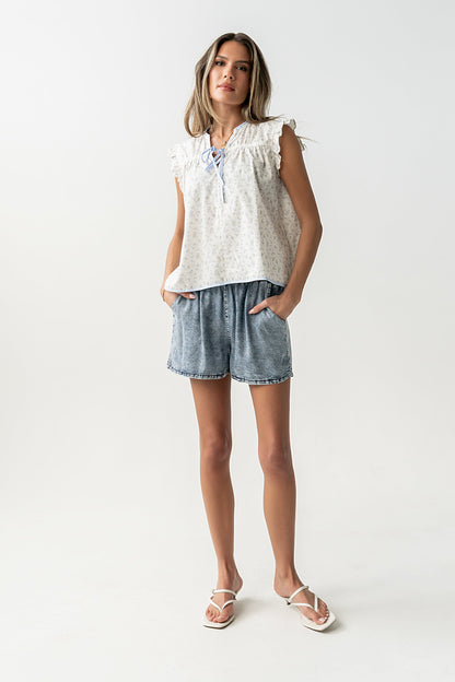 Wren Elastic Waistband Shorts