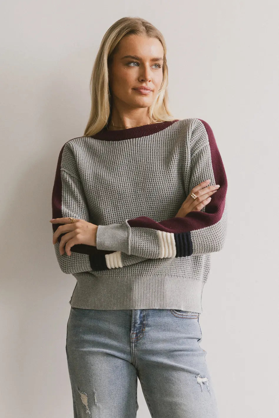 Rochelle Sweater in Grey - FINAL SALE