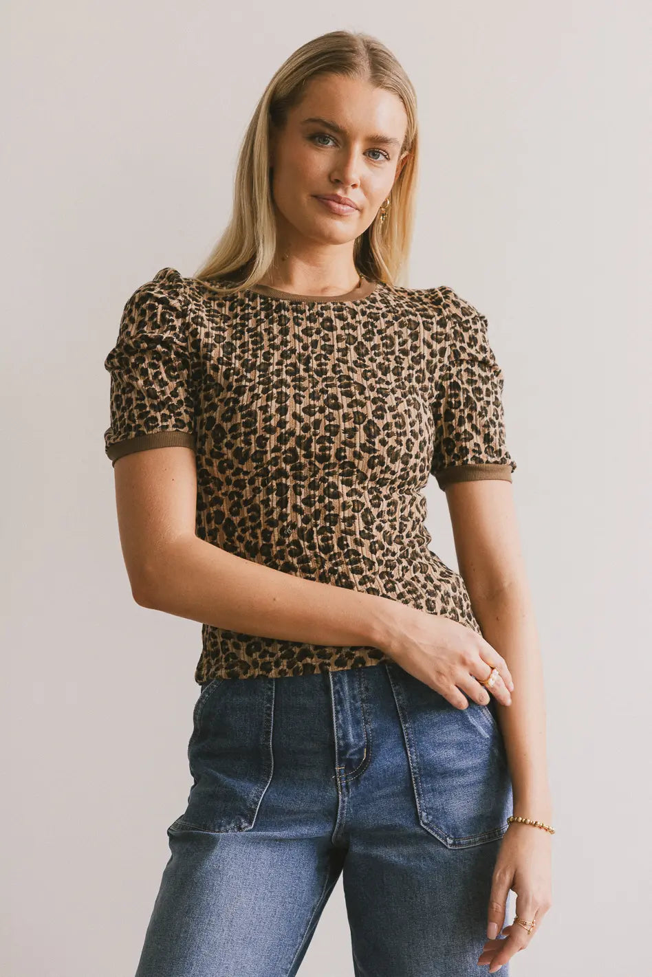 Jolie Leopard Tee - FINAL SALE