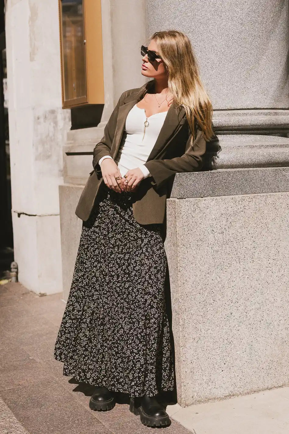 Allistair Foliate Maxi Skirt - FINAL SALE