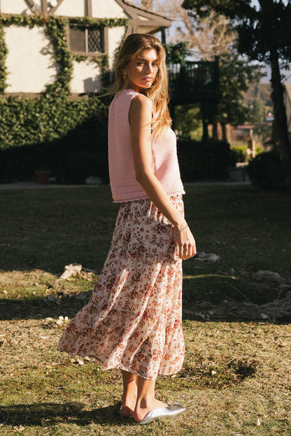 Brianni Floral Midi Skirt - FINAL SALE
