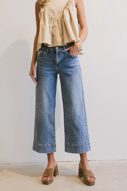 Torry Cropped Wide Leg Jeans - FINAL SALE