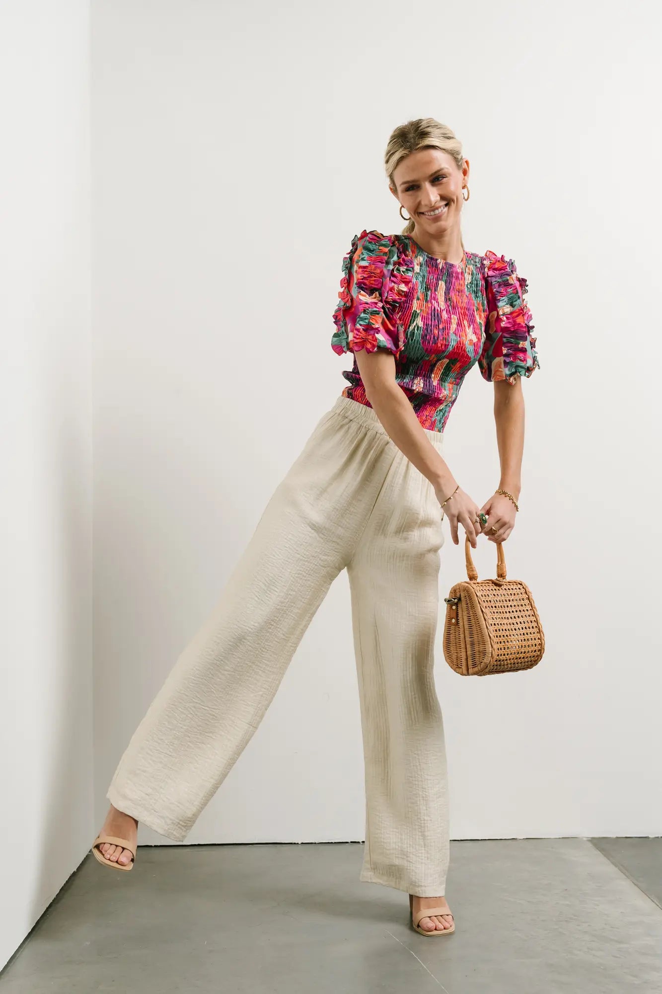 Jennilyn Pants in Cream - FINAL SALE