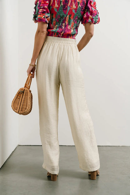 Jennilyn Pants in Cream - FINAL SALE