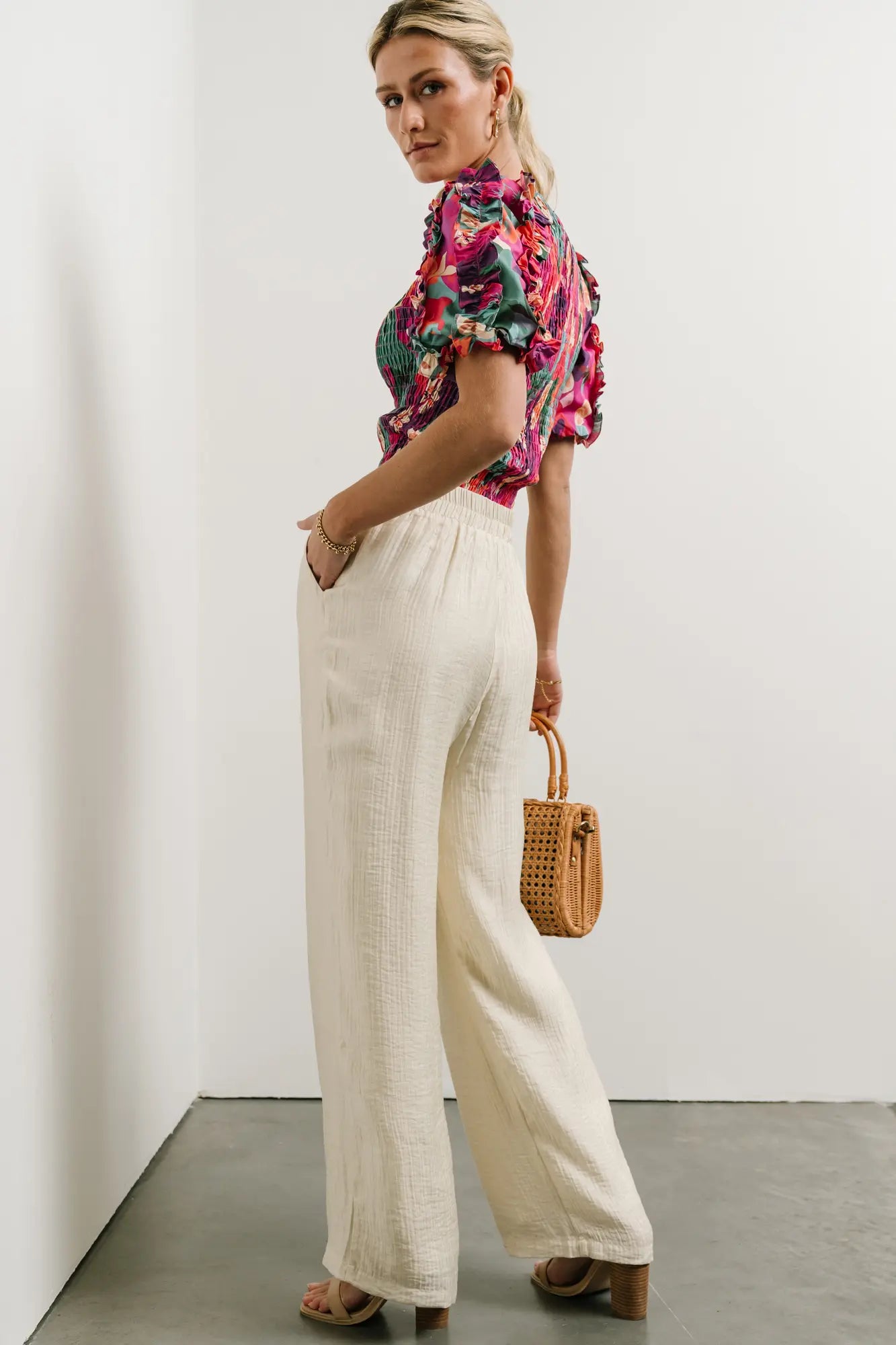 Jennilyn Pants in Cream - FINAL SALE