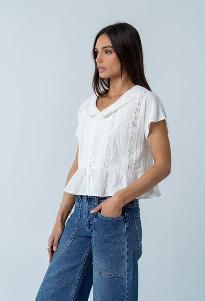 Frida Collared Blouse