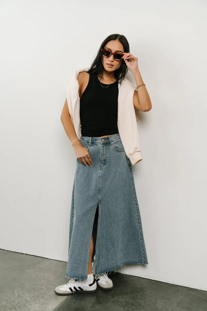 Kendall Tank in Black - FINAL SALE