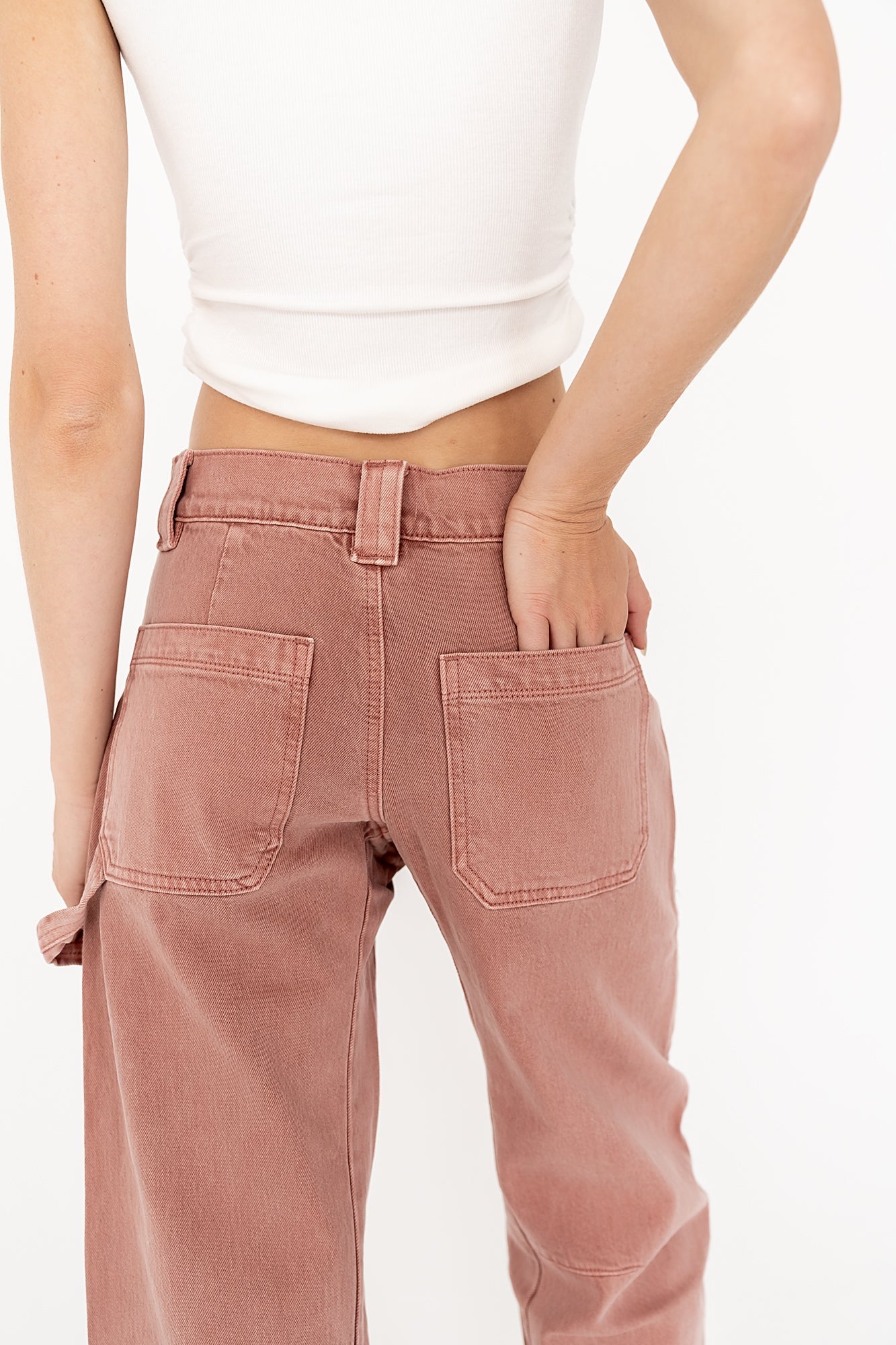 Scottie Barrel Jeans in Mauve - FINAL SALE