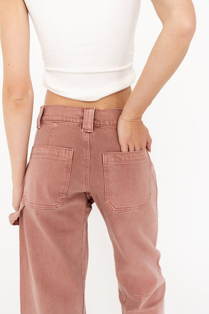 Scottie Barrel Jeans in Mauve - FINAL SALE