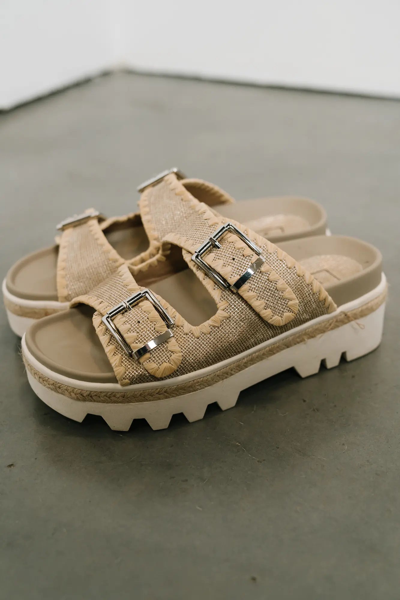 Laura Woven Sandals in Gold - FINAL SALE