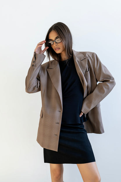 Fér Böhme Zipper Back Suede Skirt in Black - FINAL SALE