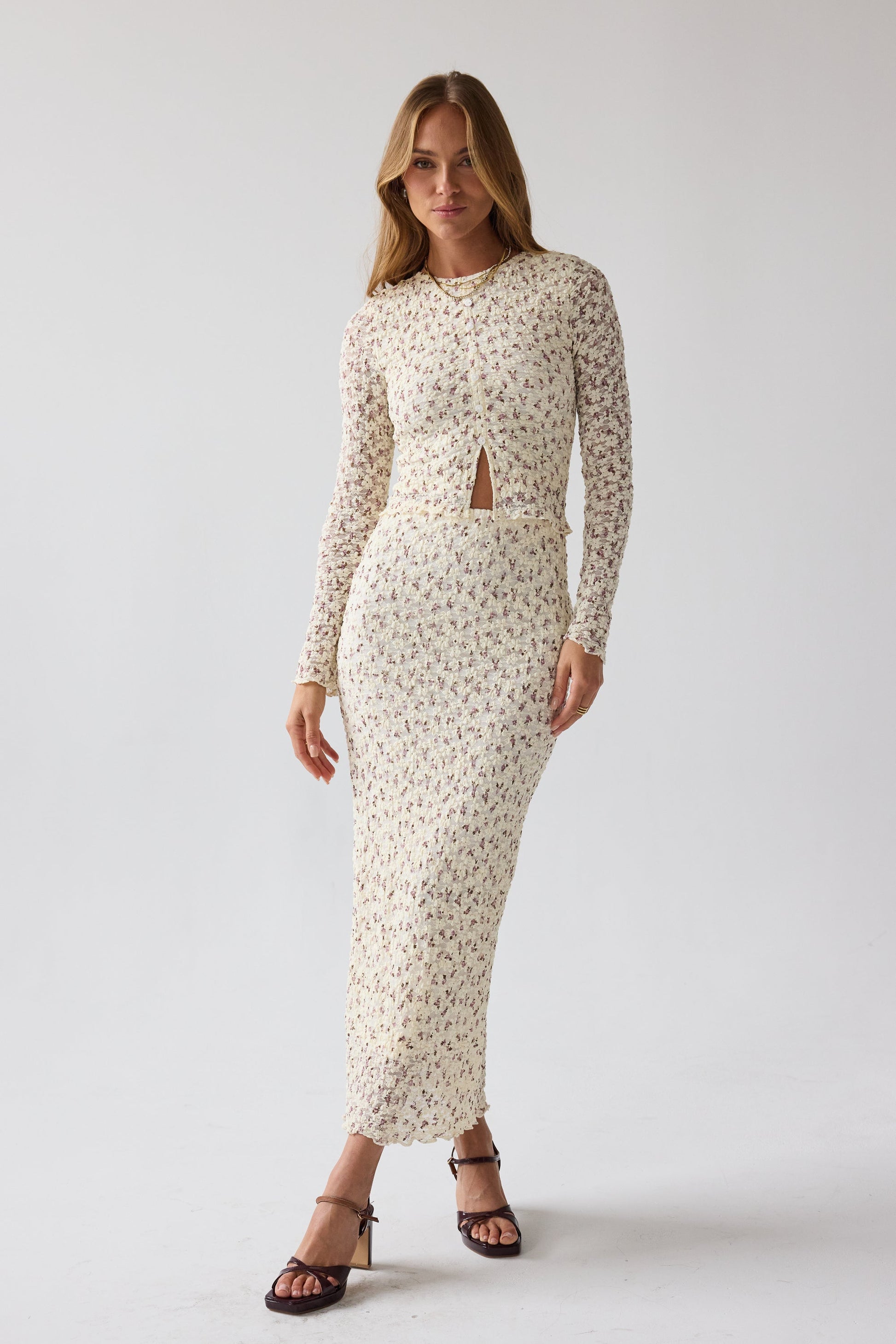 Reggie Floral Maxi Skirt