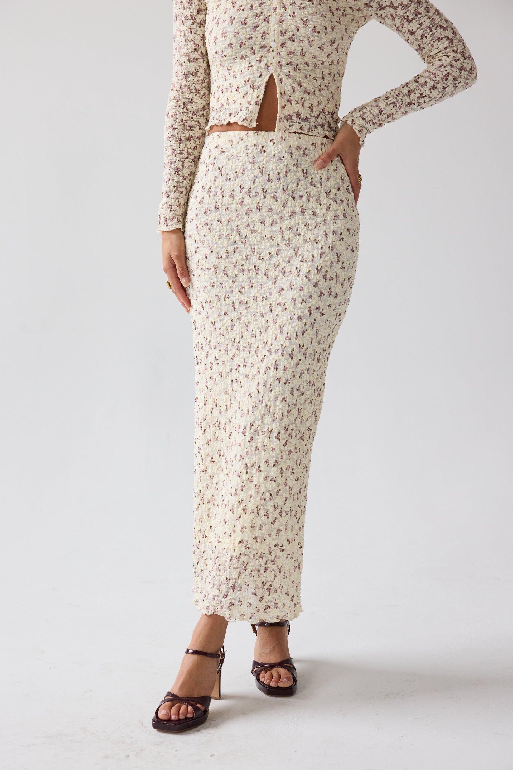 Reggie Floral Maxi Skirt
