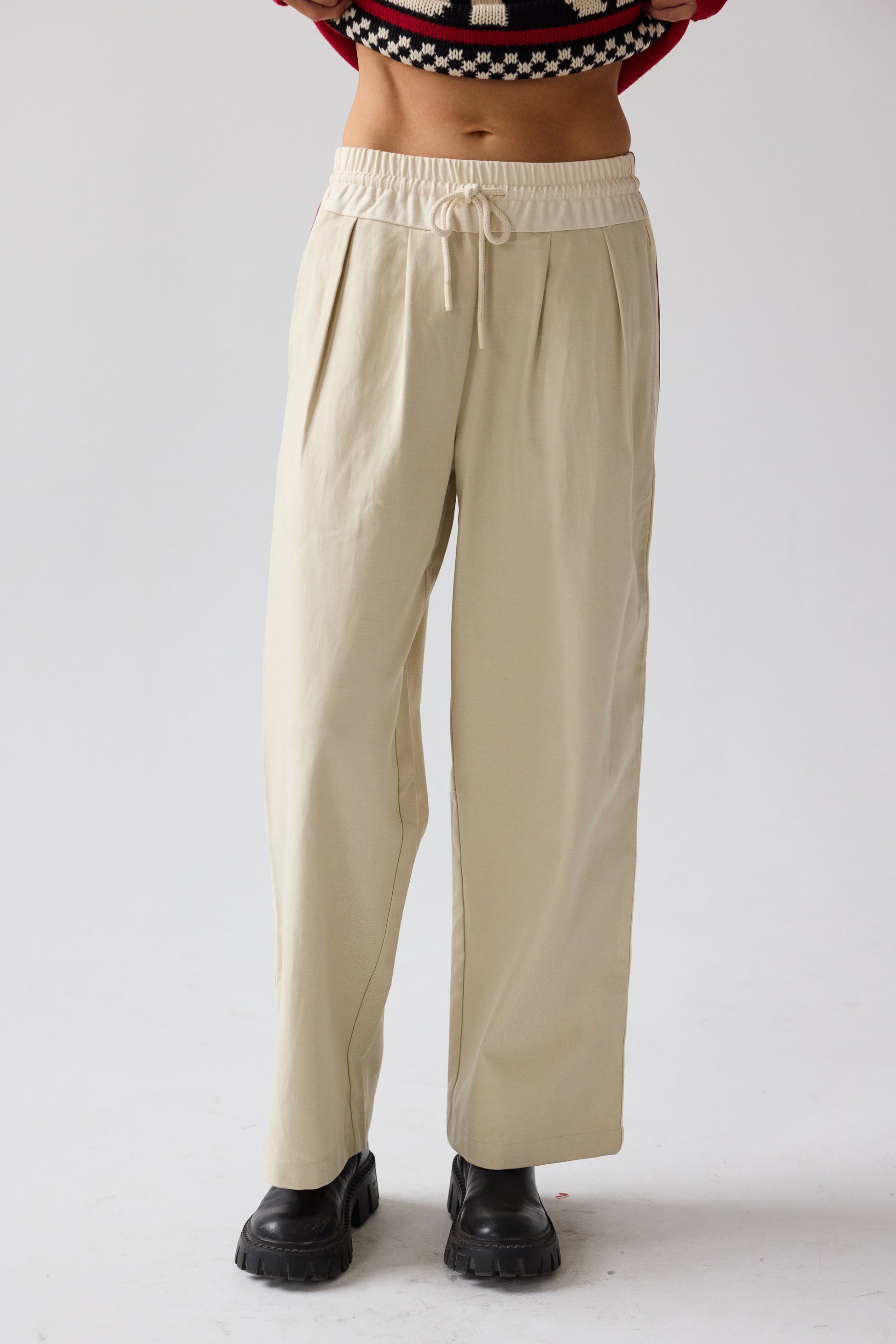 Landon Striped Wide Leg Pants