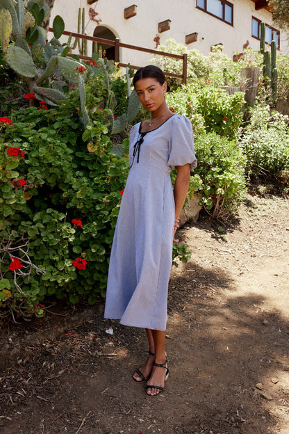 Lilia Gingham Maxi Dress - FINAL SALE