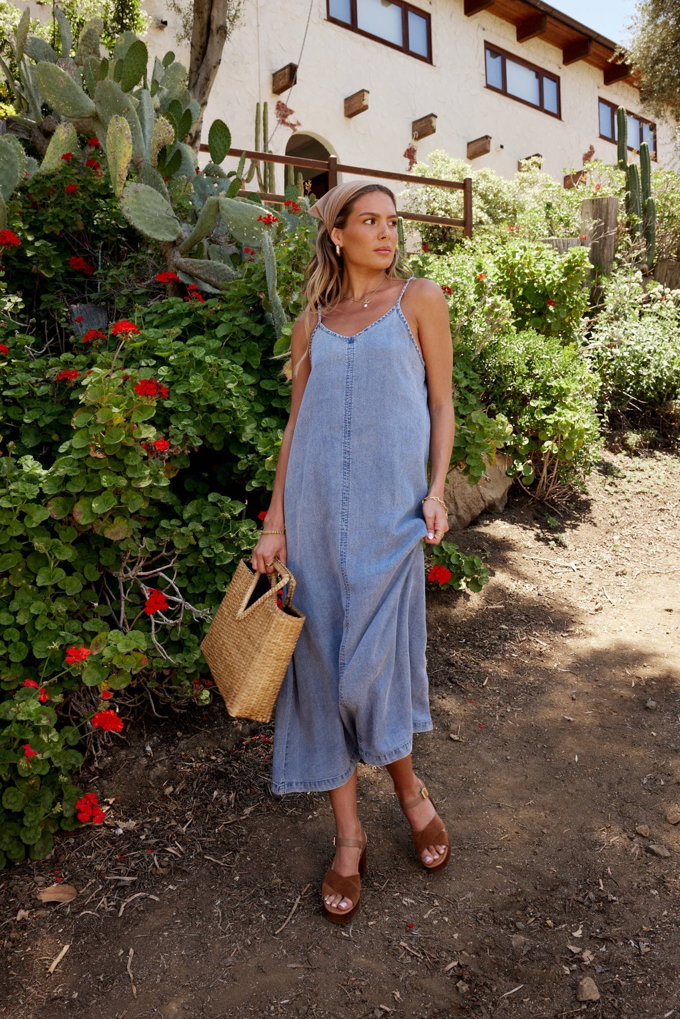 Bryce Denim Midi Dress - FINAL SALE