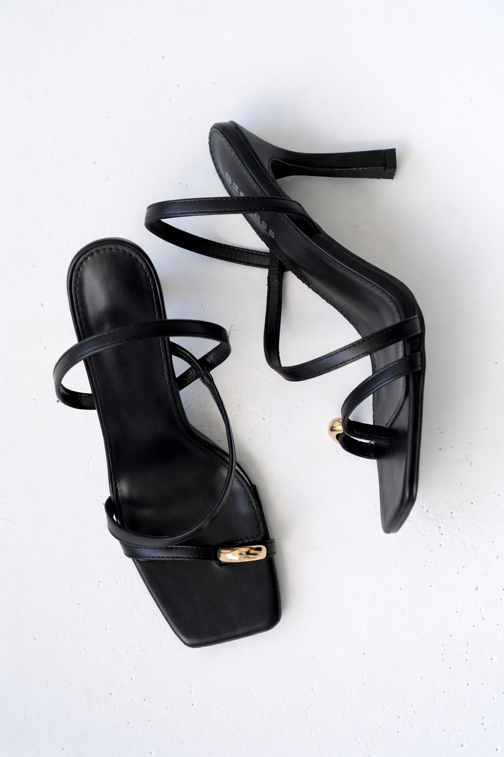 Heather Strappy Heels in Black