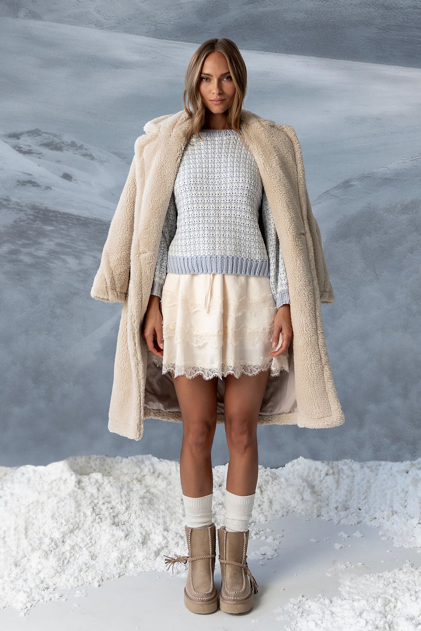 Conner Two Toned Sweater - FINAL SALE