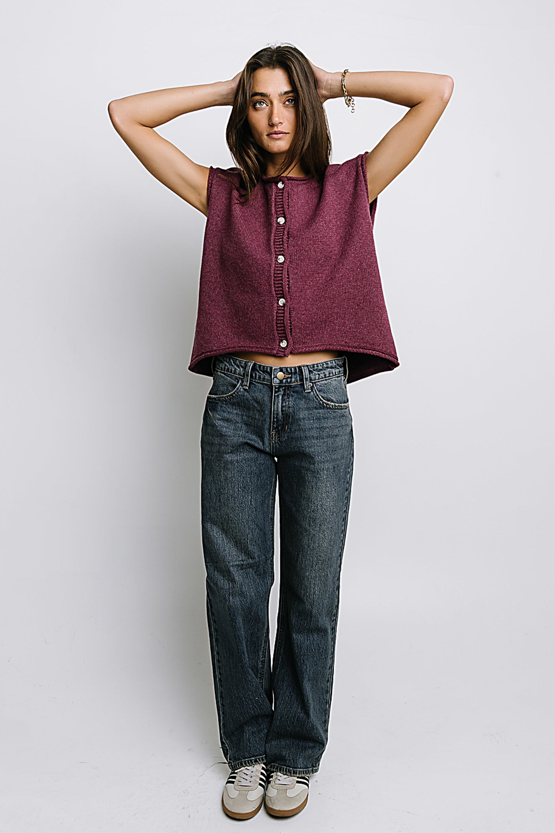 Marshall Straight Leg Vintage Jeans in Dark Wash - FINAL SALE